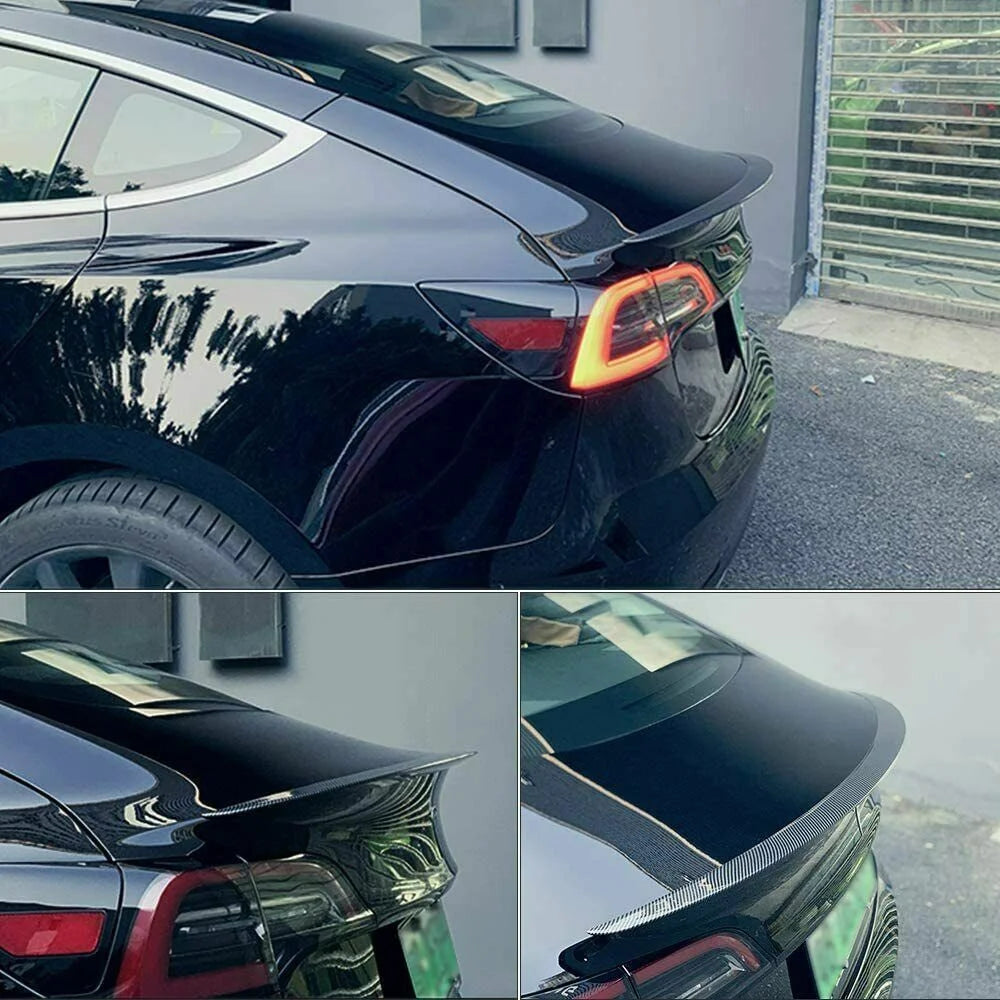 ModelY Juniper 2025 Spoiler Model3 Highland 2024 Accessories Rear Spoilers Wings for Tesla 3/Y 2017-2023 Auto Exterior Parts HOT