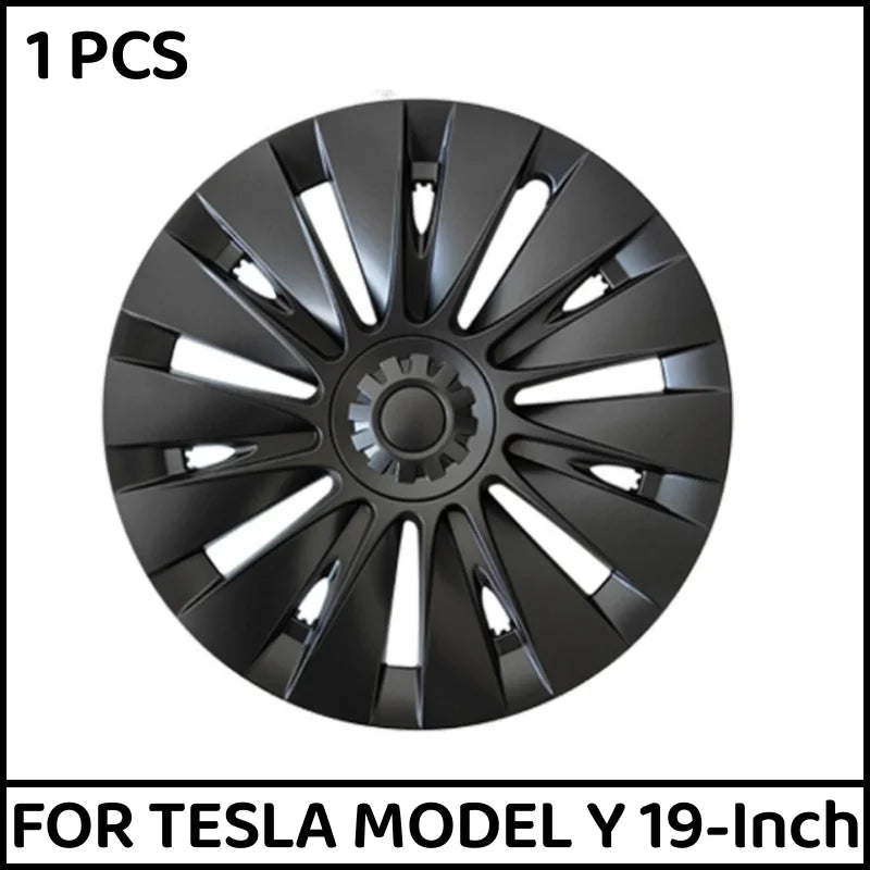 1PC/4PCS 19Inch Wheel Caps Replacement Hub Cap Performance Automobile Wheel Full Rim Cover For Tesla Model Y 2024 Accessories