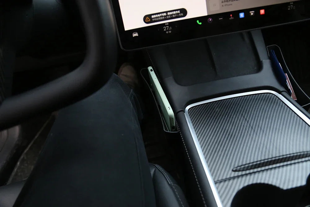 For Tesla Model 3 Y Armrest Both Sides Storage Box Center Console Side Gap Storage Organizer for Tesla Car Interior Modification