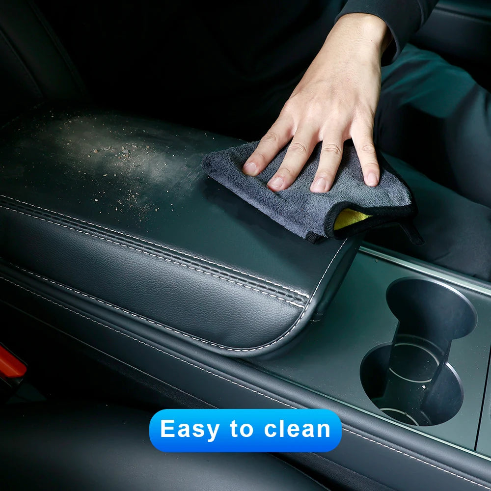 For Tesla Armrest Box Protective Cover Central Control Armrest Interior Car Accessories For Tesla Model 3 Model Y 2017- 2024