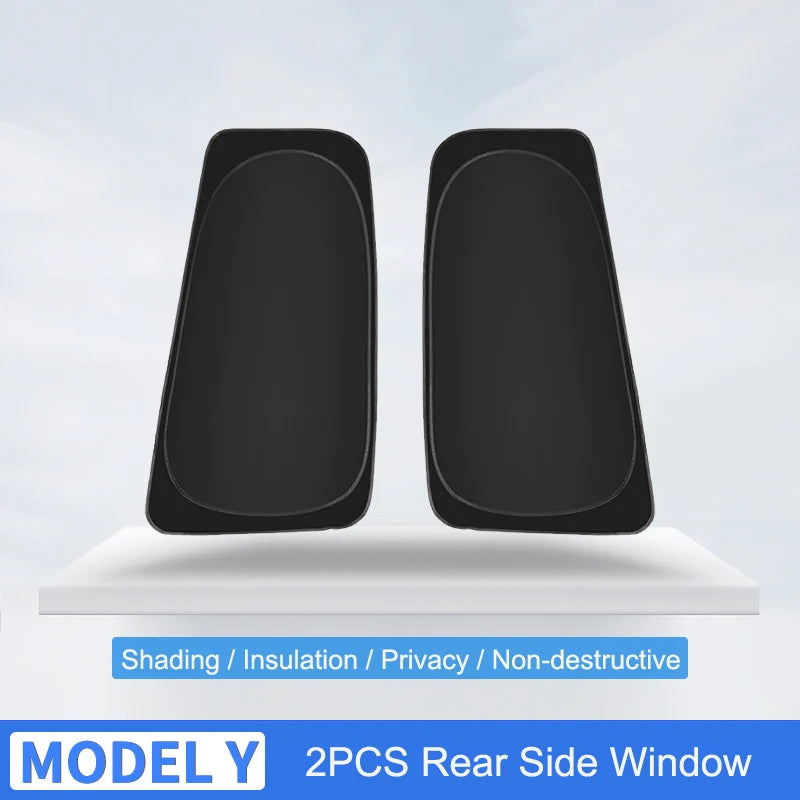 Car Sun Shade for Tesla Model 3 Y 2017-2025 Windshield Sunshade Cover Protector Front Side Window Privacy Blind Shading Kids