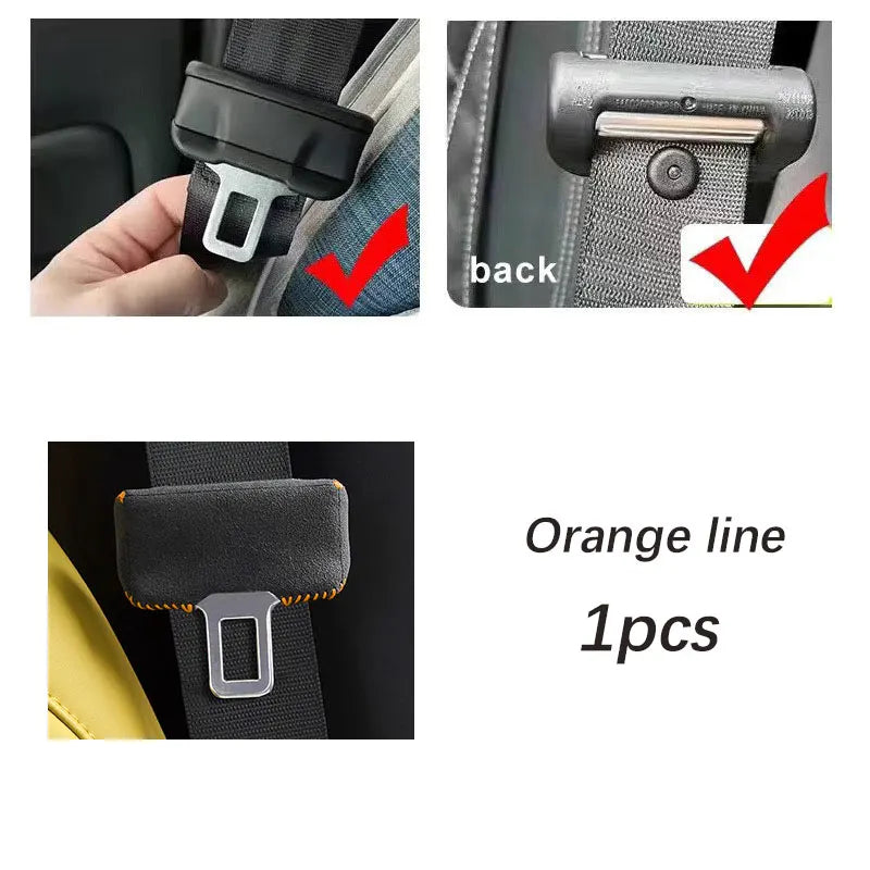 For volvo Audi Kia Skoda BMW Mercedes-Benz Tesla Volkswagen Honda Hyundai Ford  Car Seat Belt Buckle Protector cover accessories