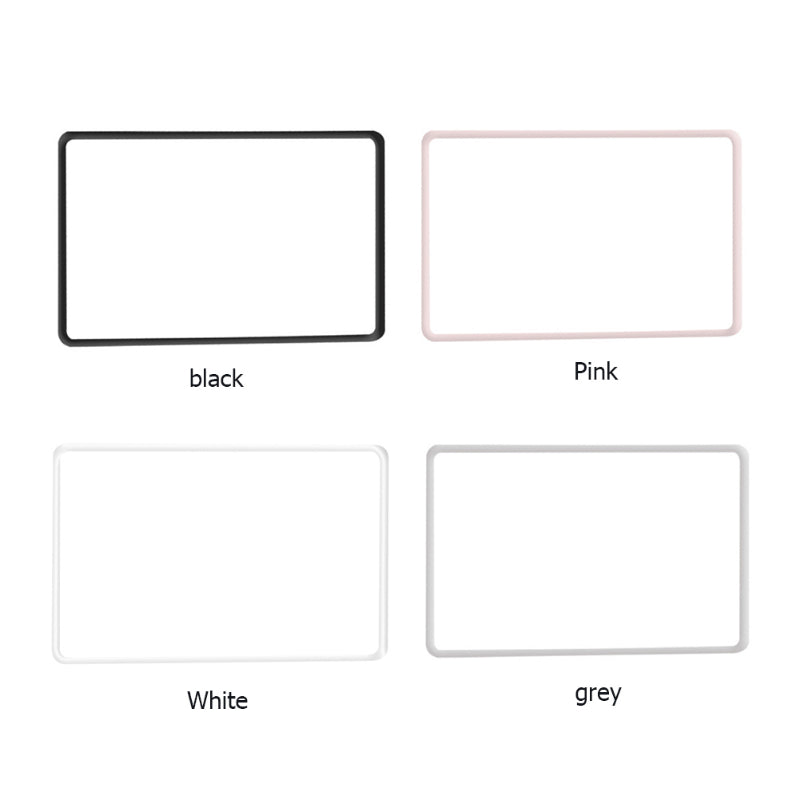For Tesla Model 3 Y Silicone Protective Frame Edge Cover Central Control Car Accessories Navigation Screen Protector Pink White