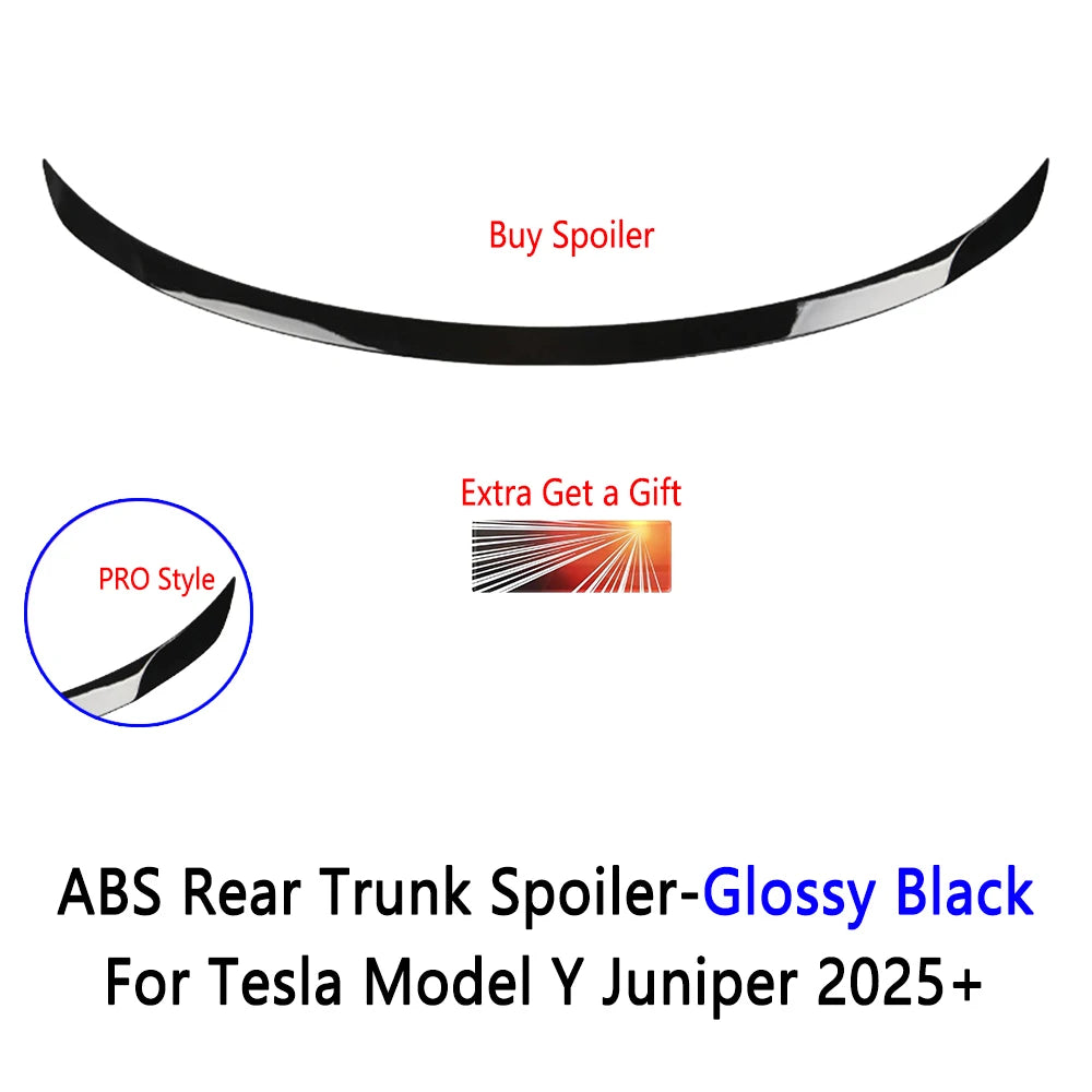 ModelY Juniper 2025 Spoiler Model3 Highland 2024 Accessories Rear Spoilers Wings for Tesla 3/Y 2017-2023 Auto Exterior Parts HOT