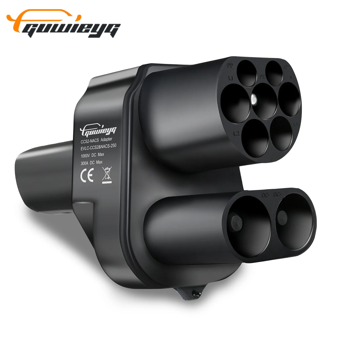 GUWIEYG CCS2 to Tesla EV Charging Adapter 300A CCS2 Combo for Tesla Convertor for Car Charger CCS2 Tesla Adapterr