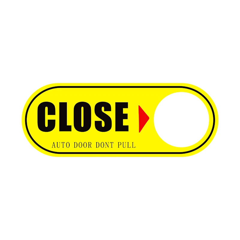 Suitable for Tesla electric tailgate sticker automatic opening, do not pull the warning reflective sticker