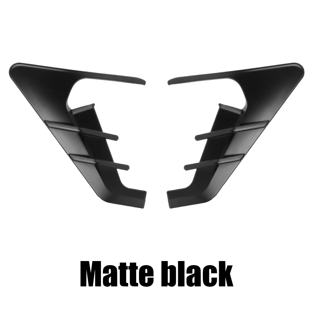 Car Side Camera Flanks Covers Spoiler Decorative Protector Guards Dustproof Carbon Fiber DIY Kit Accessories For Tesla Model 3 Y