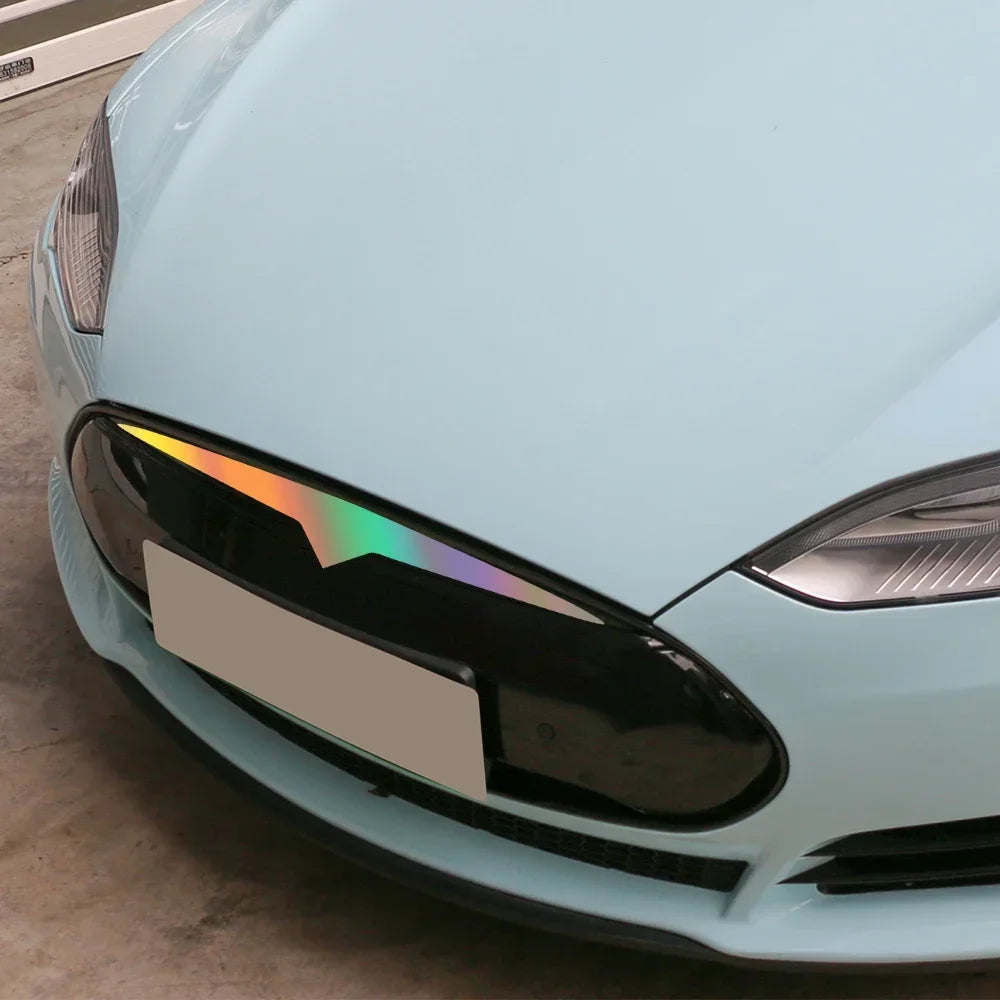 Car Front Bumper Sticker For Tesla Model 3 Y X Model S Personalized Decor Decal Vinyl Decoration Auto Para Tuning Accessories