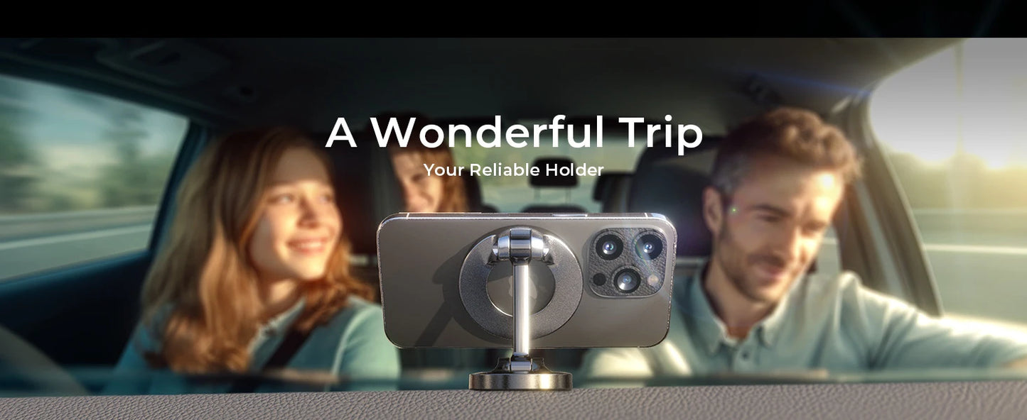 1080 Magsafe Car Phone Holder For iPhone 14 15 For Android In Car Accesiories Mobile Cellphone Holders Support For Tesla Mount