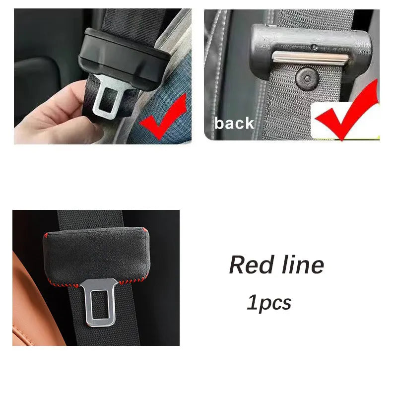 For volvo Audi Kia Skoda BMW Mercedes-Benz Tesla Volkswagen Honda Hyundai Ford  Car Seat Belt Buckle Protector cover accessories