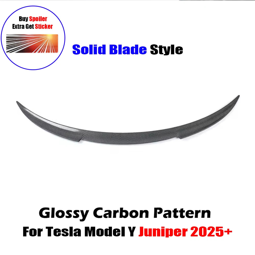 ModelY Juniper 2025 Spoiler Model3 Highland 2024 Accessories Rear Spoilers Wings for Tesla 3/Y 2017-2023 Auto Exterior Parts HOT