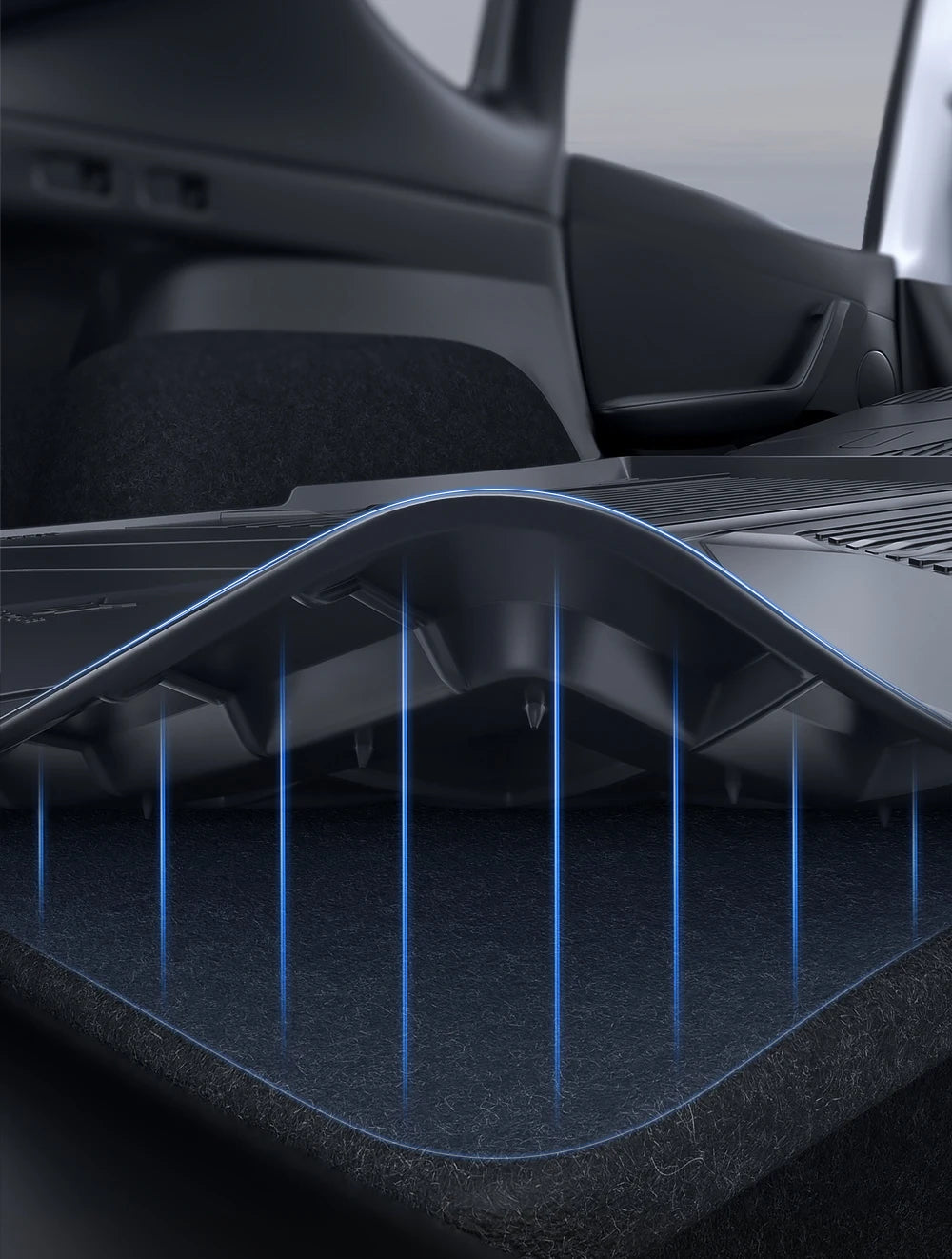 YZ For Tesla Model Y Model 3 All-Weather Waterproof TPE Seat Cover Foot Pad Trunk Mats 2021-2023 Tesla  Car Accessories