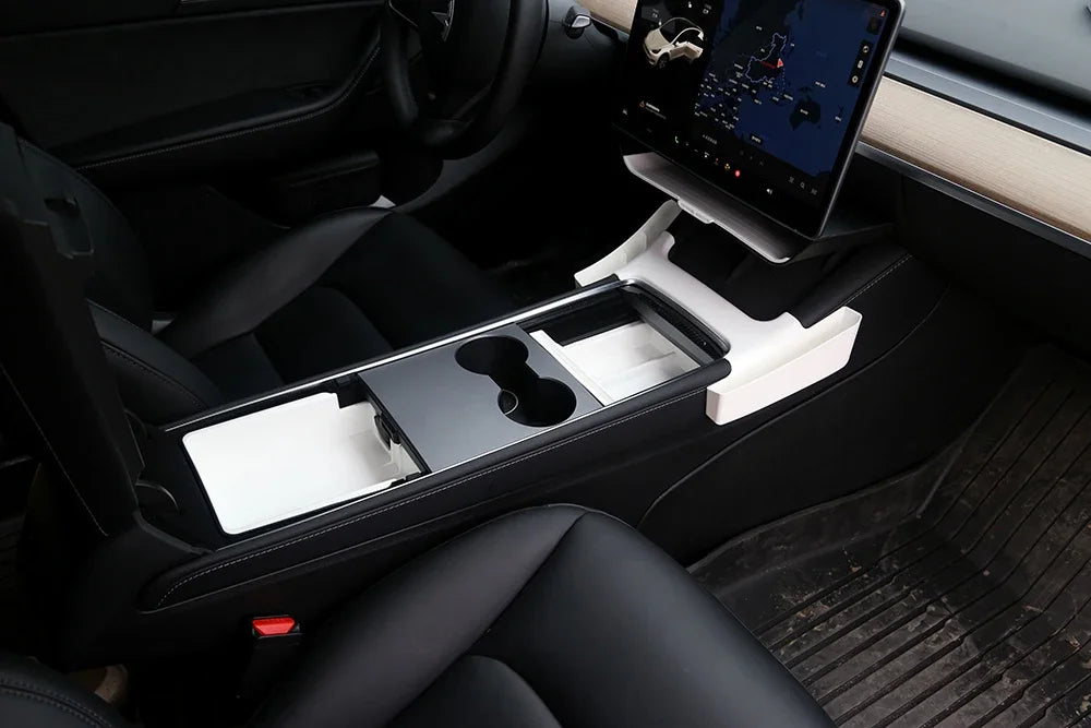 For Tesla Model 3 Y Armrest Both Sides Storage Box Center Console Side Gap Storage Organizer for Tesla Car Interior Modification