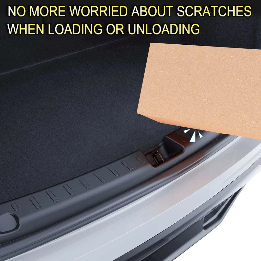 Rear Trunk Bumper Protector Guard For Tesla Model Y Juniper Launch Accessories 2025 2024 Trunk Threshold Sill Cover Mat Plate