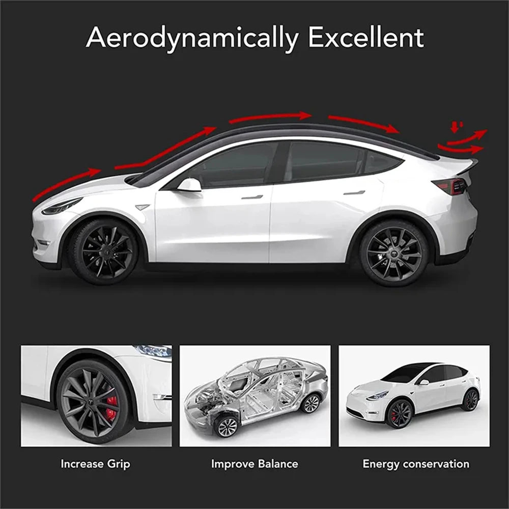 ModelY Juniper 2025 Spoiler Model3 Highland 2024 Accessories Rear Spoilers Wings for Tesla 3/Y 2017-2023 Auto Exterior Parts HOT