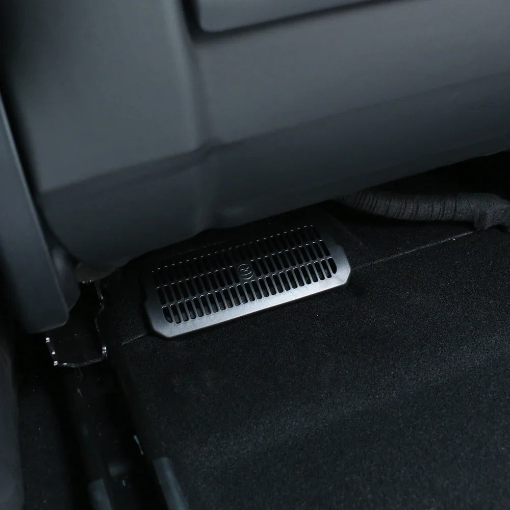 For Tesla New Model 3 Highland 2024 Under Seat Rear Air Vent Protect Cover Anti-blocking Backseat Outlet Grille Protector Parts