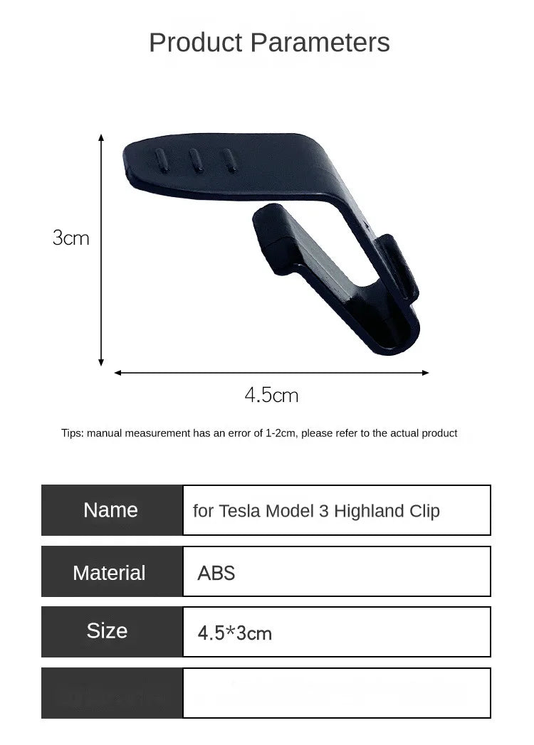 for Tesla Model 3 Highland 2024 Air Conditioner Outlet Clip Air Vent Freshener Car Gadget Interior Accessories Model3 Model Y