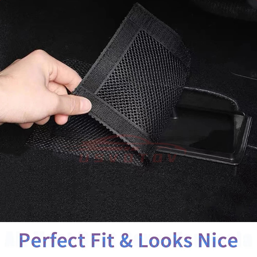 2 Pcs For Tesla Model Y 3 Highland 2024 Air Vents Cover Under Seat Outlet Protector Anti-blocking Dust Mesh Interior Accessories