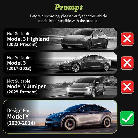 4PCS Design for TESLA Model Y 2020-2024 Vehicle Full Coverage Storm Wheel Cover Cap 19 Inches Wheel Hubcap Automobile Accessorie