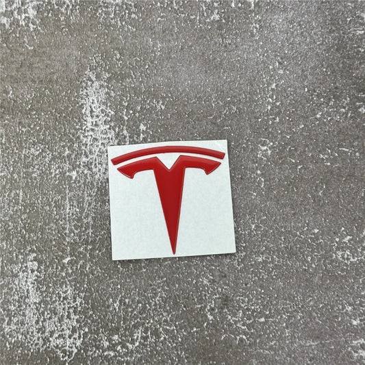 Tesla Car Front Emblem Rear Trunk Emblem Sticke for Model 3 Mode Y metal logo replacement rear and rear logos blackening