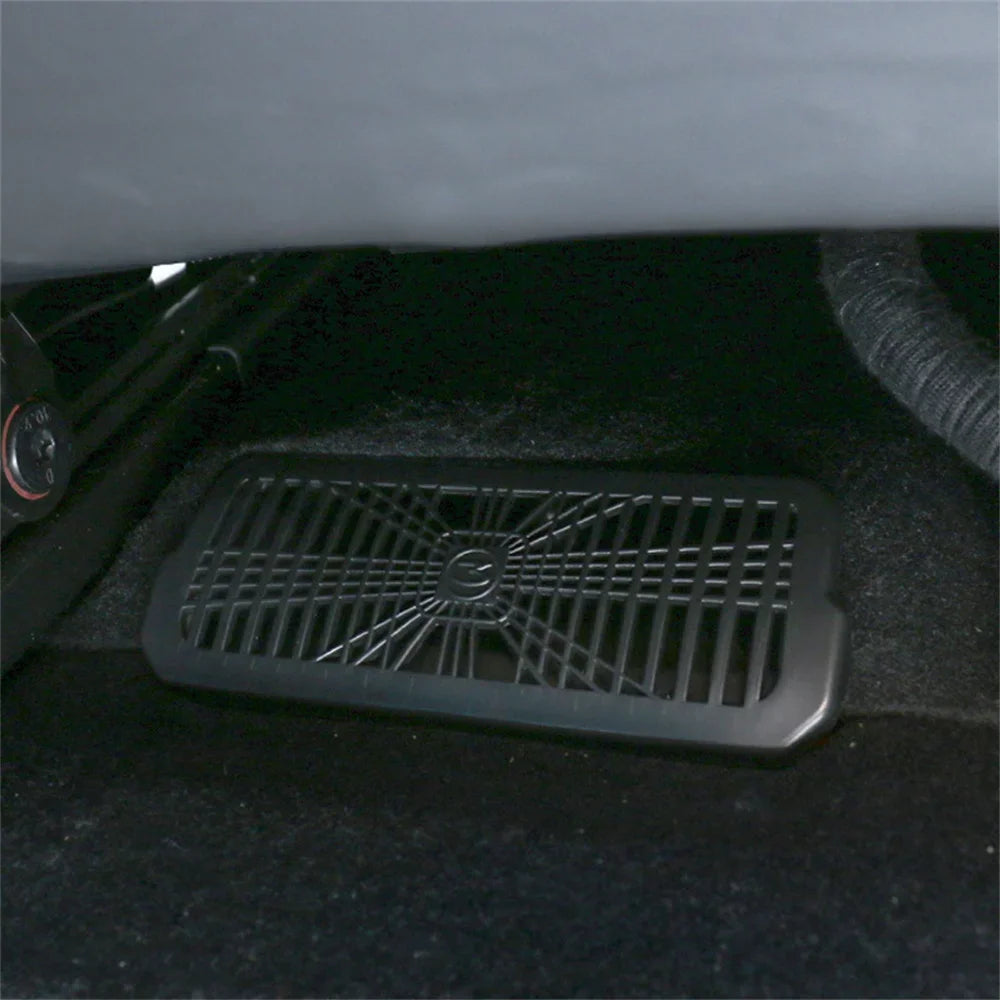 For Tesla New Model 3 Highland 2024 Under Seat Rear Air Vent Protect Cover Anti-blocking Backseat Outlet Grille Protector Parts