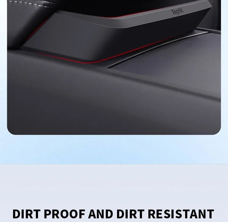 For Tesla Model 3 HIghland Armrest Glasses Storage Box For 2024 Tesla Model 3 Silicone Phone Storage Pocket