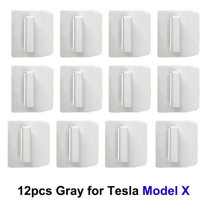 For Tesla Model Y S X 3 Roof Sunshade Clips Skylight Split Shade Windows Sunshades Sun Block Clip Interior Accessories 2025 2024