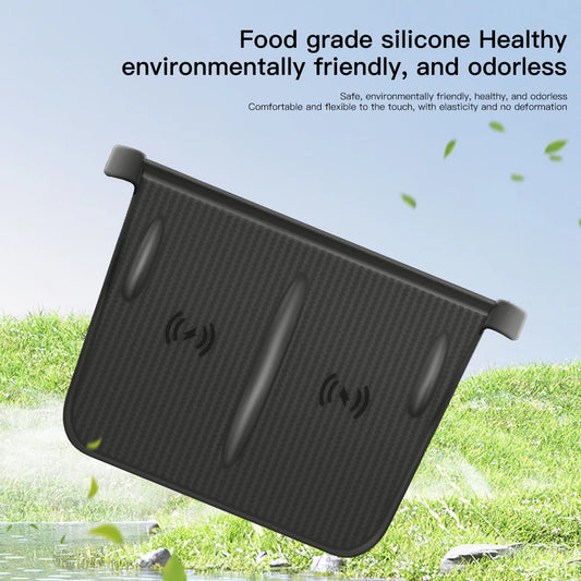 YZ For Tesla Model 3 Y Highland Juniper 2021-2025 Silicone Anti-skid Pad For Tesla Car Phone Wireless Charging Pad Accessories