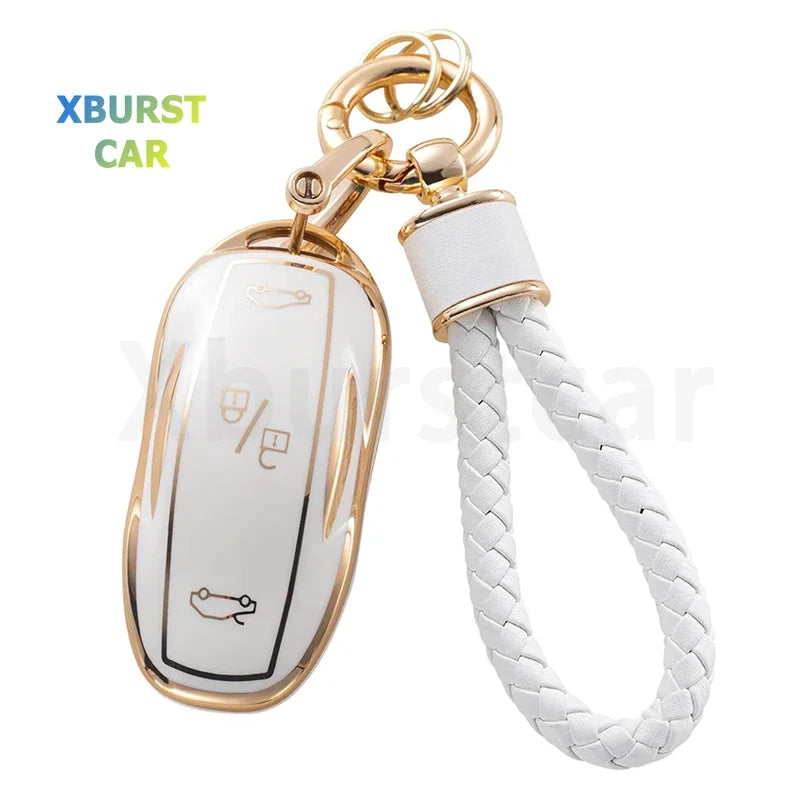 TPU Car Smart Key Case Cover for Tesla Model 3 Y S Y Auto Remote Shell Fob Holder Keyless Protector Accessories