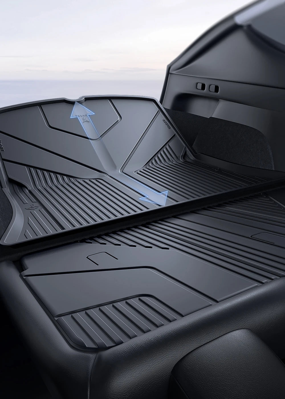 YZ For Tesla Model Y Model 3 All-Weather Waterproof TPE Seat Cover Foot Pad Trunk Mats 2021-2023 Tesla  Car Accessories