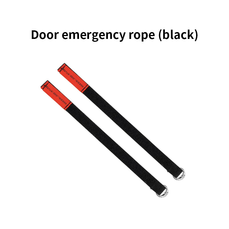 Car Door Emergency Handle Extended Manual Door Release Emergency Safety Pull Rope Emergency Puller Button for Tesla Model Y