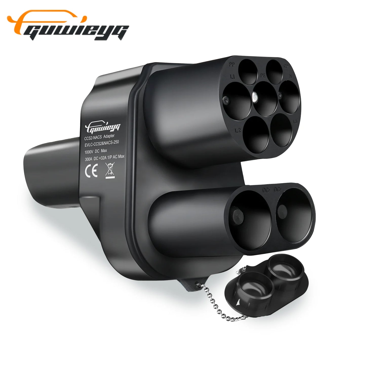 GUWIEYG CCS2 to Tesla EV Charging Adapter 300A CCS2 Combo for Tesla Convertor for Car Charger CCS2 Tesla Adapterr