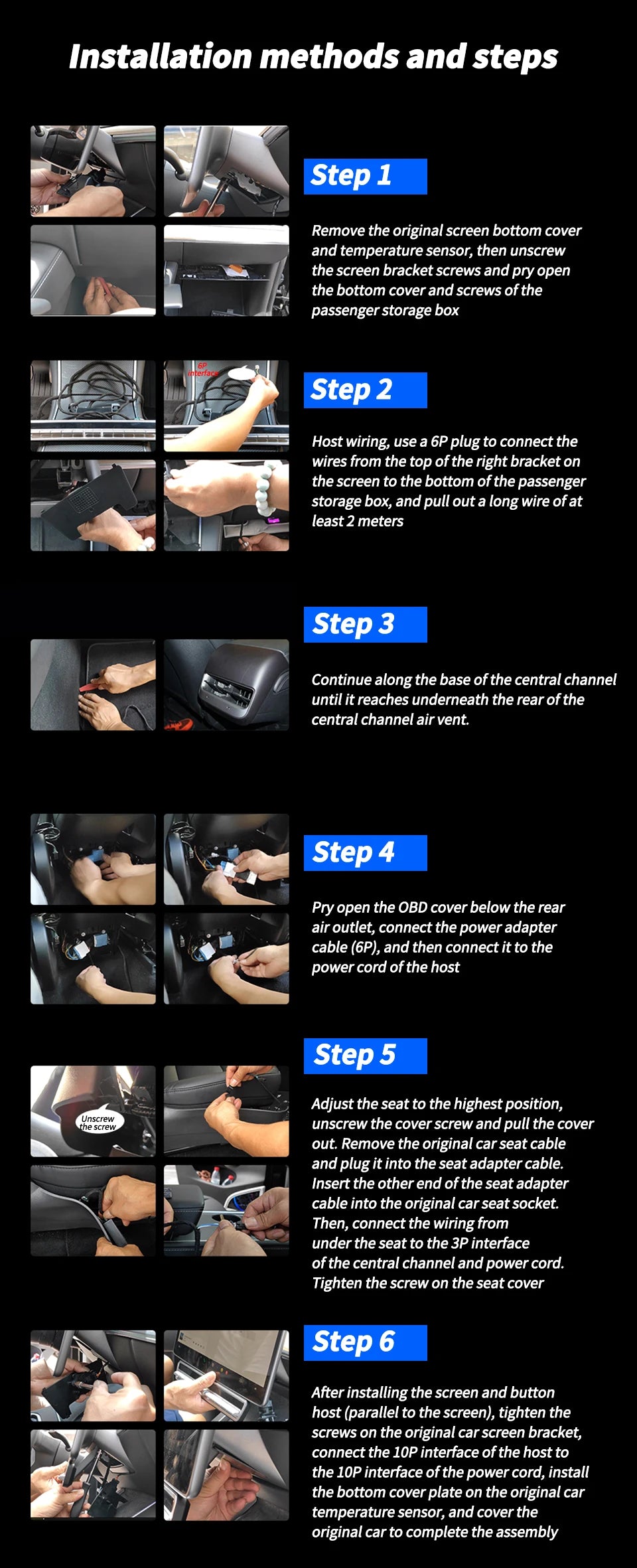 CATRONICS Tesla Physical Control Button Multi-function for Tesla Model 3 & Y 2019-2023 Tesla Model Y 2023 Accessories