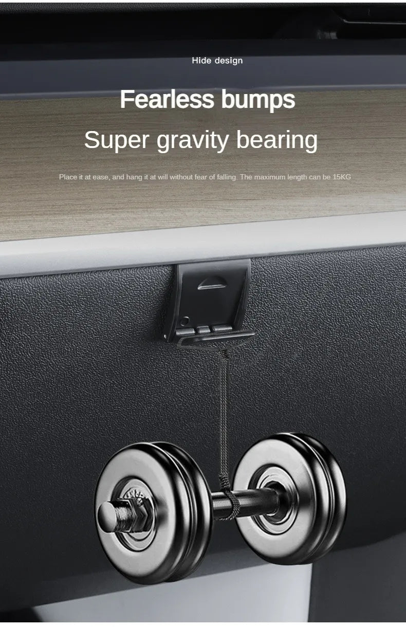 Glove Box Hidden Hook For Tesla Model 3 Highland 2024 Model Y Passenger Purse Bag Hanger Umbrella Holder New Model3 Accessories