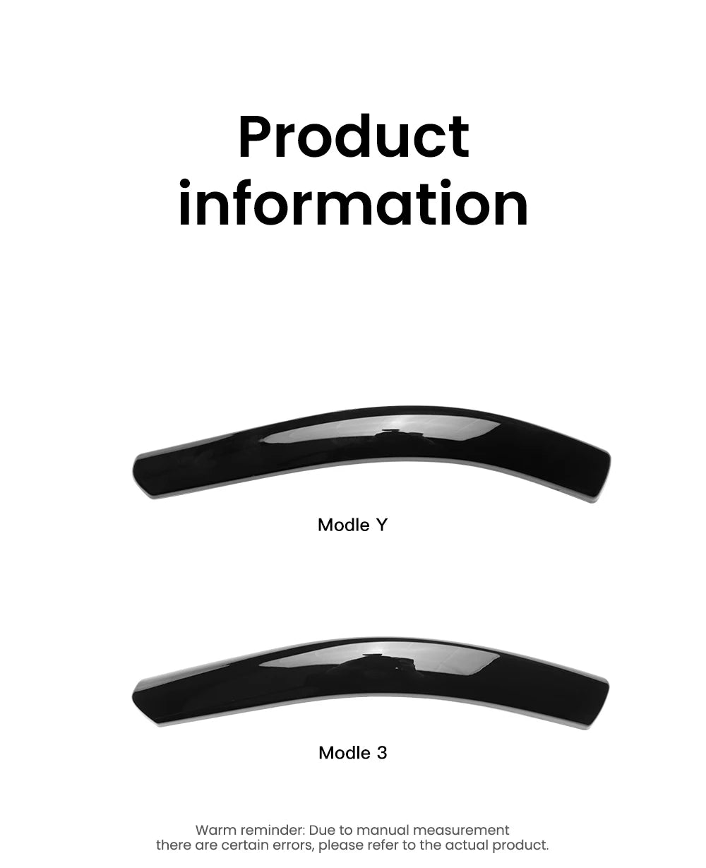 YZ Car Rearview Mirror Protector for Tesla Model 3 Y Highland Juniper 2021-2025 Mirror Protector Vehicle Anti-collision Strip