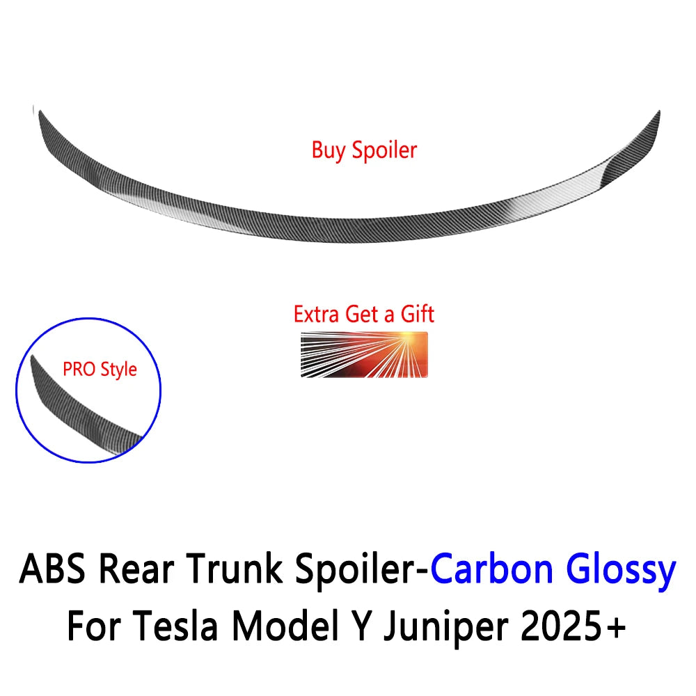 ModelY Juniper 2025 Spoiler Model3 Highland 2024 Accessories Rear Spoilers Wings for Tesla 3/Y 2017-2023 Auto Exterior Parts HOT
