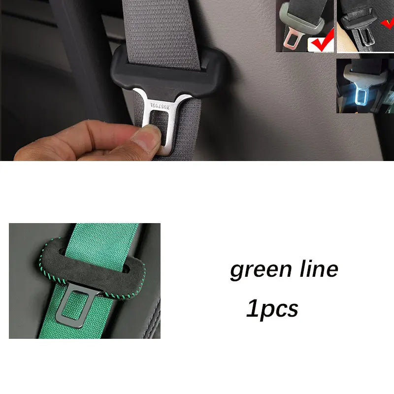 For volvo Audi Kia Skoda BMW Mercedes-Benz Tesla Volkswagen Honda Hyundai Ford  Car Seat Belt Buckle Protector cover accessories
