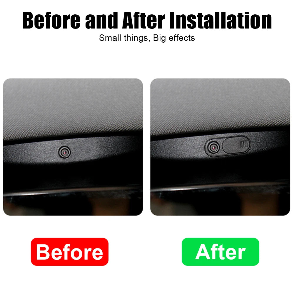 Car Side Camera Flanks Covers Spoiler Decorative Protector Guards Dustproof Carbon Fiber DIY Kit Accessories For Tesla Model 3 Y