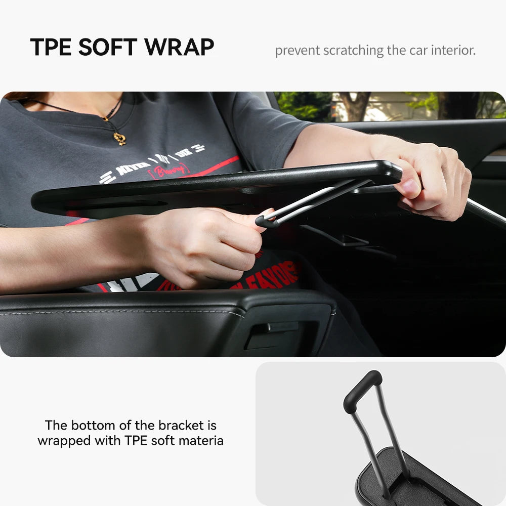 YZ Table Desk For Tesla Model 3 Y Highland Juniper 2021-2025 Car Steering Wheel Laptop Tray Food Desk Portable Office Table