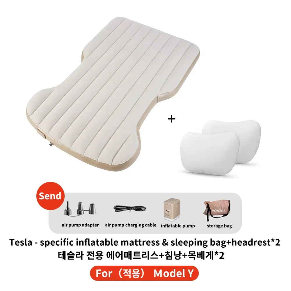 YZ For Tesla Model Y Juniper 2021-2025 Mattress  Automobile Self-Inflating Mattress Travel Mattress Inflatable Camping Mattress