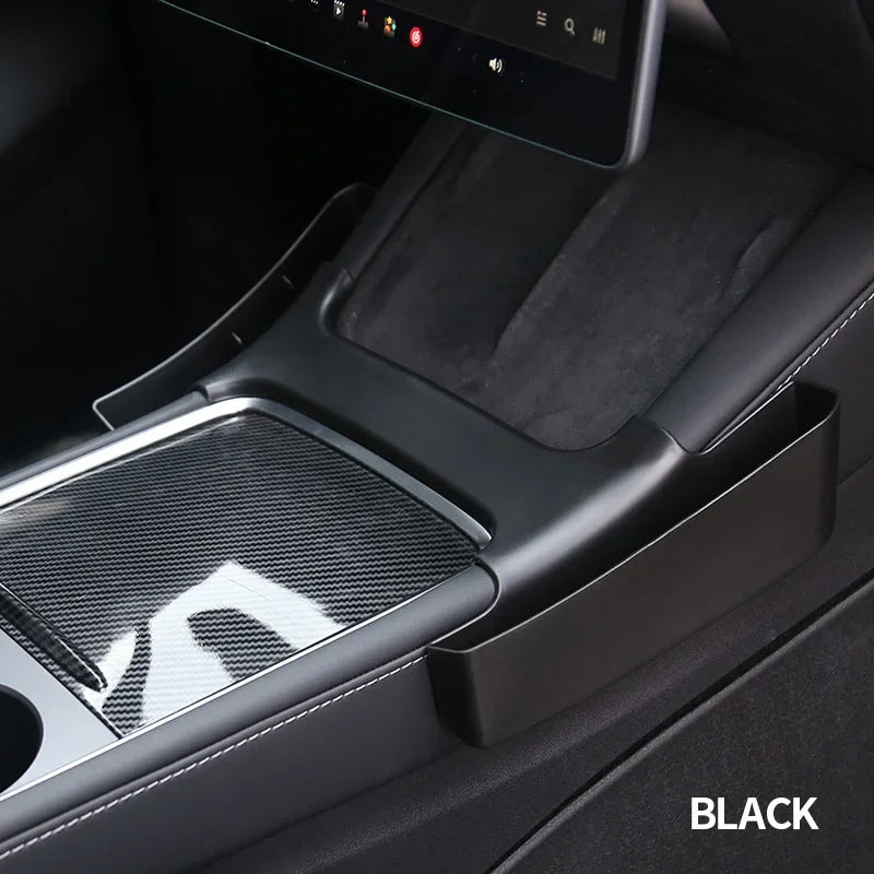 For Tesla Model 3 Y Armrest Both Sides Storage Box Center Console Side Gap Storage Organizer for Tesla Car Interior Modification