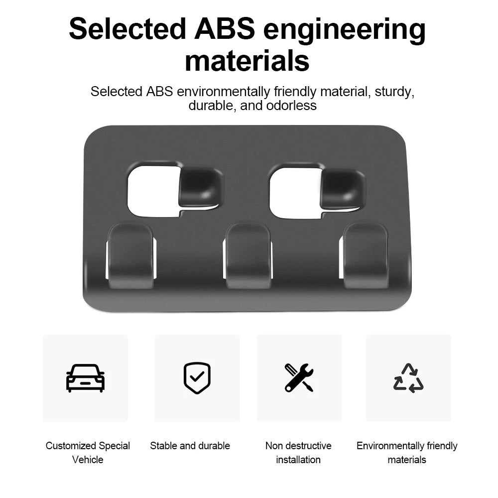 For Tesla Model Y 3 Rear Trunk Hook Storage Holder Bag Water Bottles Trunk Grocery Bag Hook Hanger Interior Accessories
