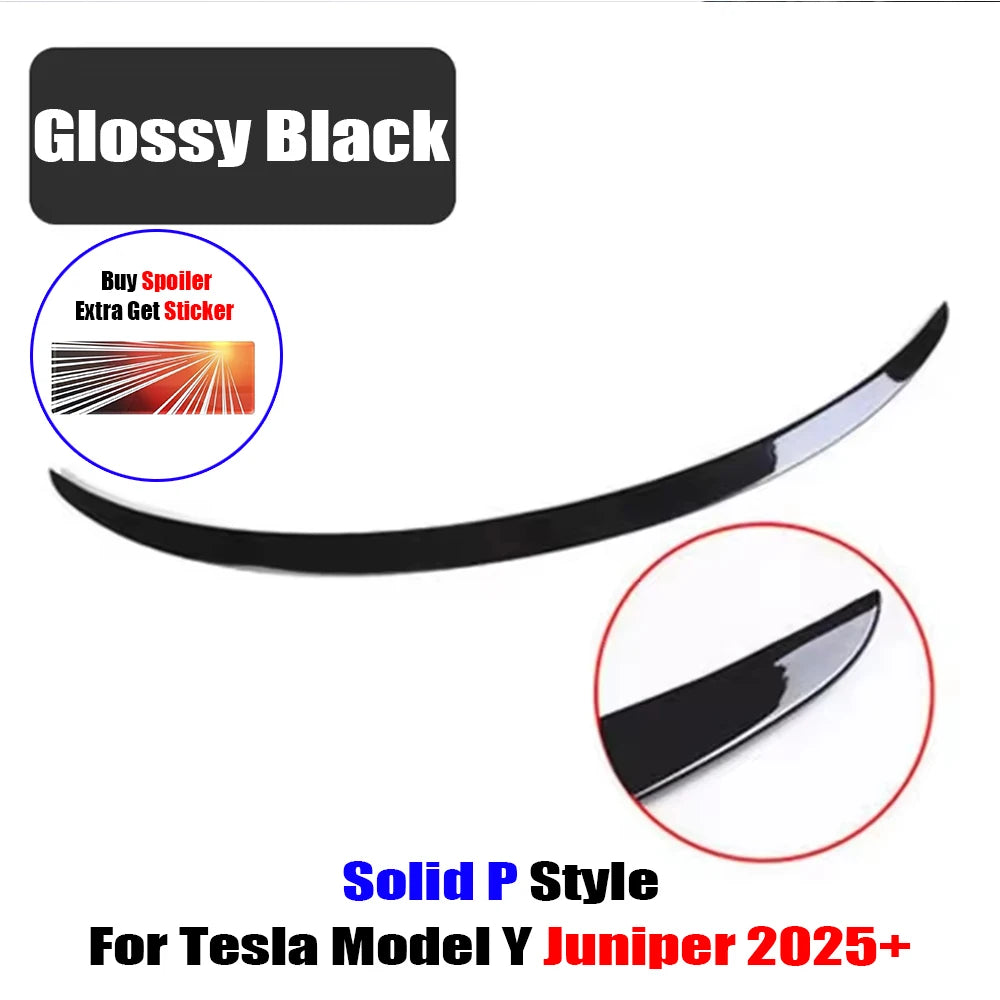 ModelY Juniper 2025 Spoiler Model3 Highland 2024 Accessories Rear Spoilers Wings for Tesla 3/Y 2017-2023 Auto Exterior Parts HOT