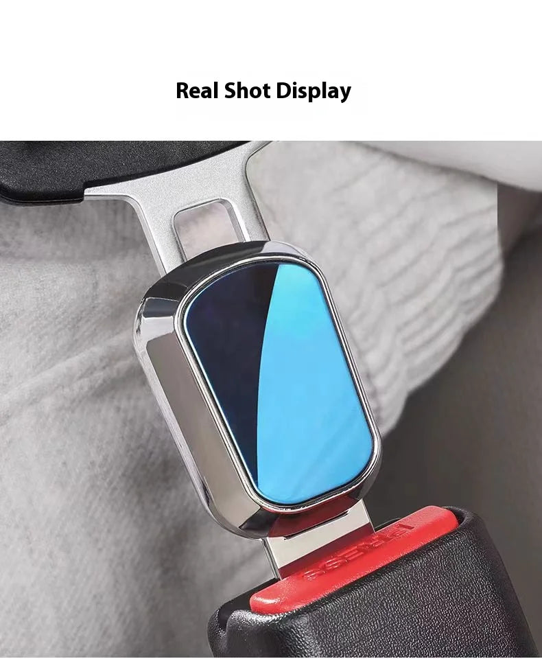 Be common Car Seat Belt Clip Buckle One Button To Release Insert Socket Extender For Tesla Porsche Mercedes Benz BMW Audi Honda
