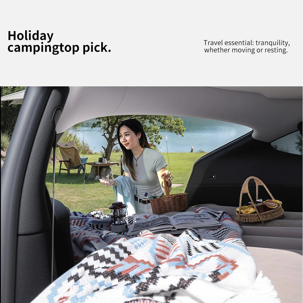 YZ For Tesla Model Y Juniper 2021-2025 Mattress  Automobile Self-Inflating Mattress Travel Mattress Inflatable Camping Mattress