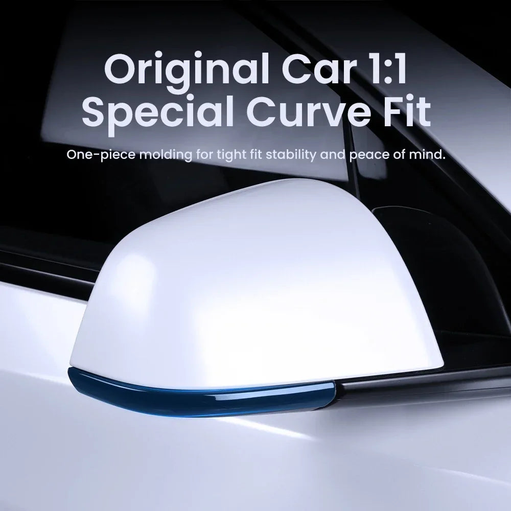 YZ Car Rearview Mirror Protector for Tesla Model 3 Y Highland Juniper 2021-2025 Mirror Protector Vehicle Anti-collision Strip