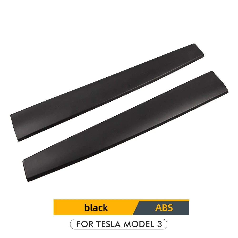 Heenvn For Tesla Model 3 2023 Carbon Fiber ABS Car Center Console Panel Trim Model Y 2022 Accessories Tesla Model 3 Dashboard
