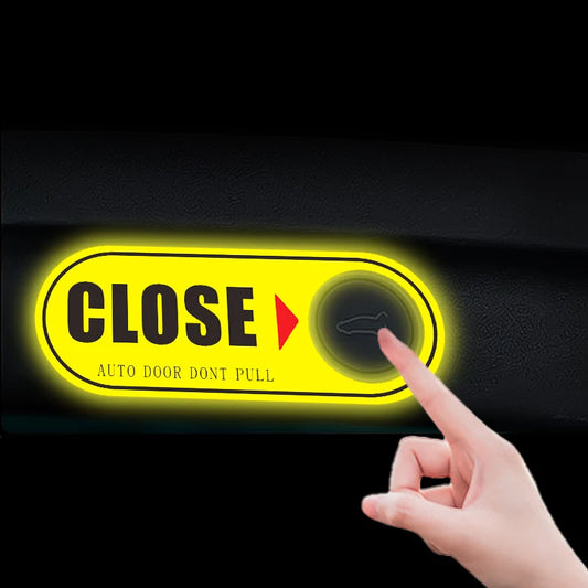 Suitable for Tesla electric tailgate sticker automatic opening, do not pull the warning reflective sticker