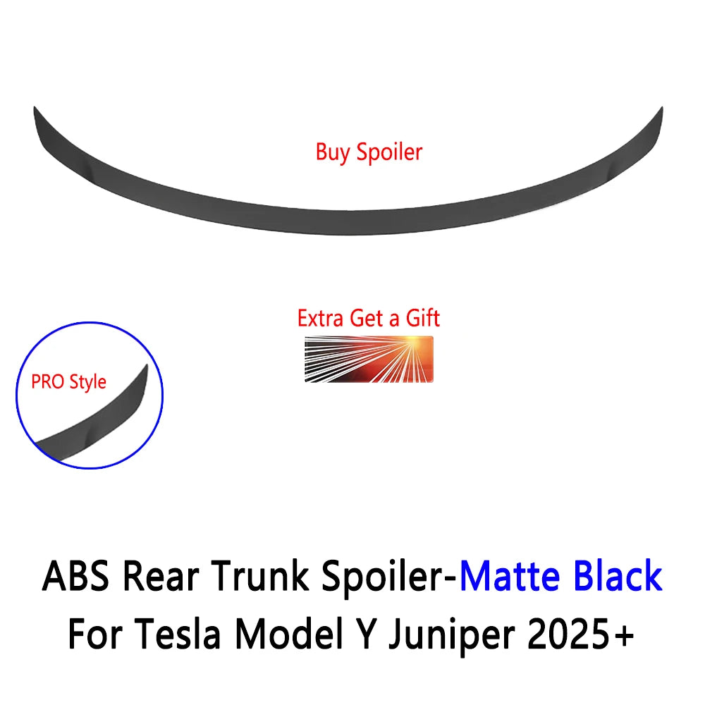 ModelY Juniper 2025 Spoiler Model3 Highland 2024 Accessories Rear Spoilers Wings for Tesla 3/Y 2017-2023 Auto Exterior Parts HOT