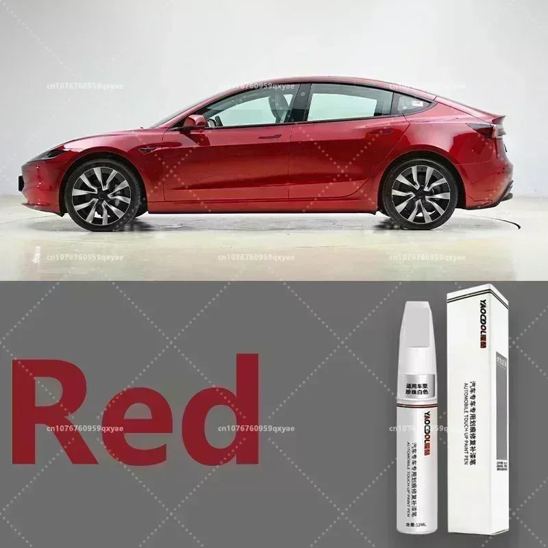 For Tesla Model 3 Y X S Car Paint repair pen Car touch up pen Black white Tesla wheel paint repair agent Paint repair set